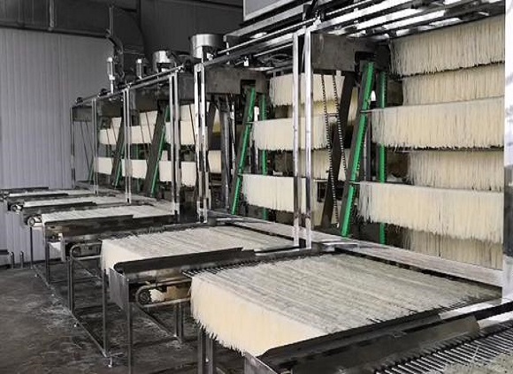 wb官网制品管在机械构造中的应用——米粉挂晾机