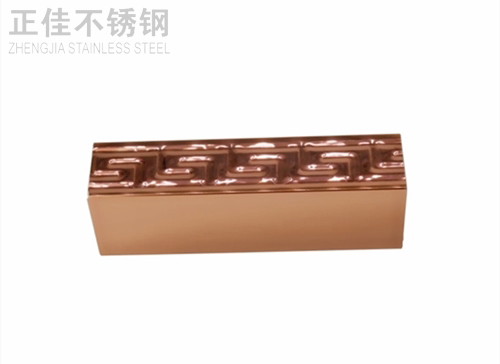 304wb官网方管玫瑰金花纹