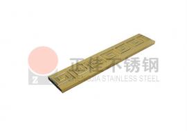 回形花纹wb官网管单面镀金