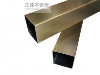 古铜色wb官网装饰方管展示图
