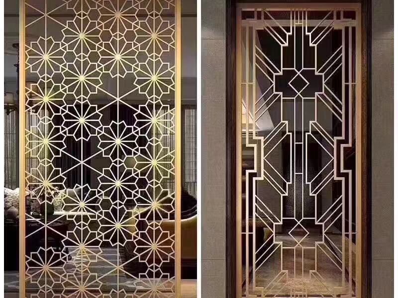 wb官网玫瑰金屏风用抛光