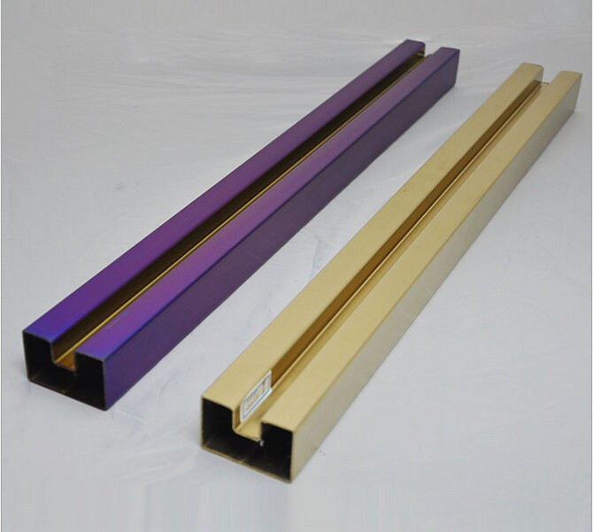 彩色wb官网矩型凹槽管